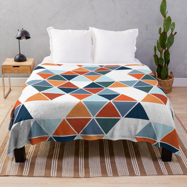 Item preview, Geometric design with colorful triangles designed and sold by BattaAnastasia.