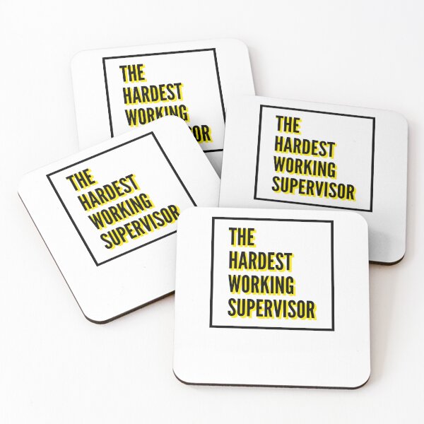 Item preview, The Hardest Working Supervisor Quote For The Best Supervisor At Work designed and sold by SVPOD.