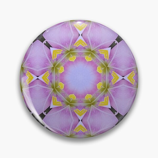 Artikelvorschau, Hesperantha 1.1 - Pink and Yellow Geometric Flower Pattern entworfen und verkauft von FRLF.