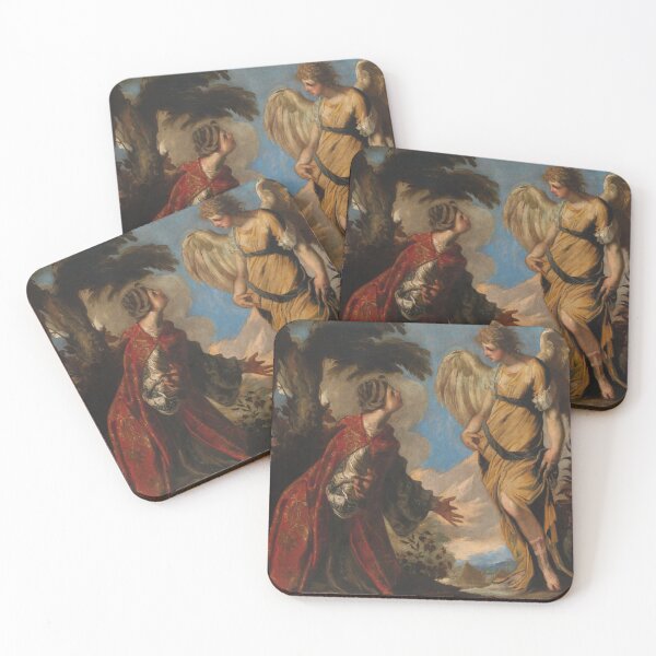 Item preview, Hagar and the Angel | Francesco Maffei | 1657 Renaissance Biblical Art designed and sold by CJET.