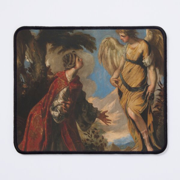 Item preview, Hagar and the Angel | Francesco Maffei | 1657 Renaissance Biblical Art designed and sold by CJET.
