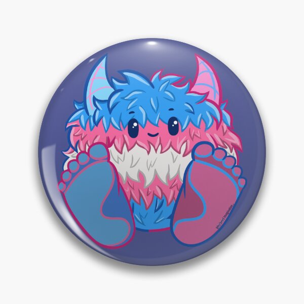 Item preview, Transgender Pride - Bigfoot Chibi  designed and sold by WolfnerC.
