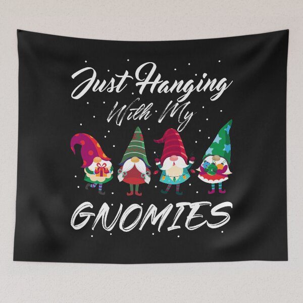 Artikelvorschau, Just Hanging With My Gnomies Christmas Gnome entworfen und verkauft von Mo-Am.