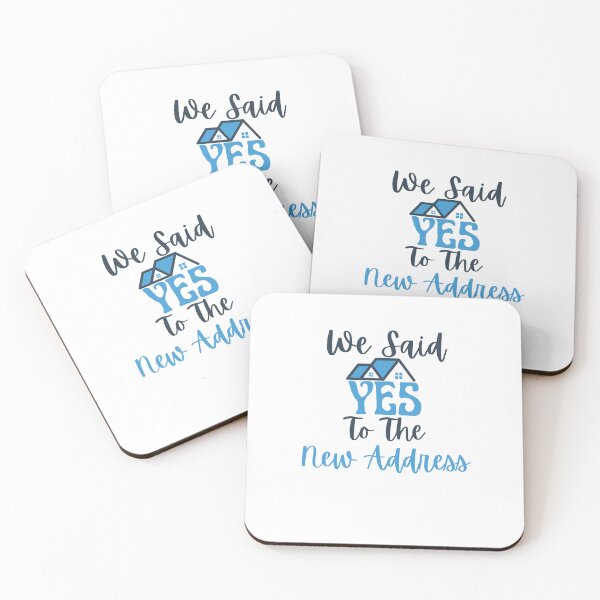 Item preview, We Said Yes To The New Address Homeowners Home Buyers designed and sold by MagicSD Designs.