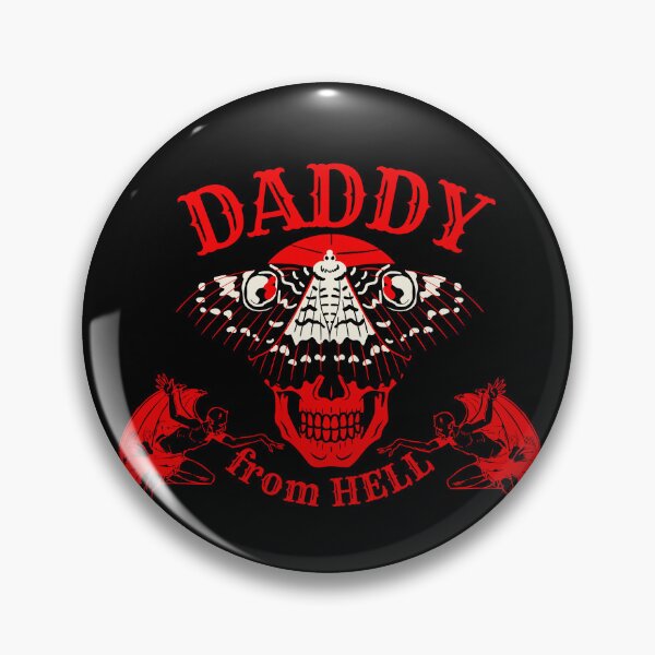 Item preview, DADDY from HELL  red skull-butterfly designed and sold by KS-Y.