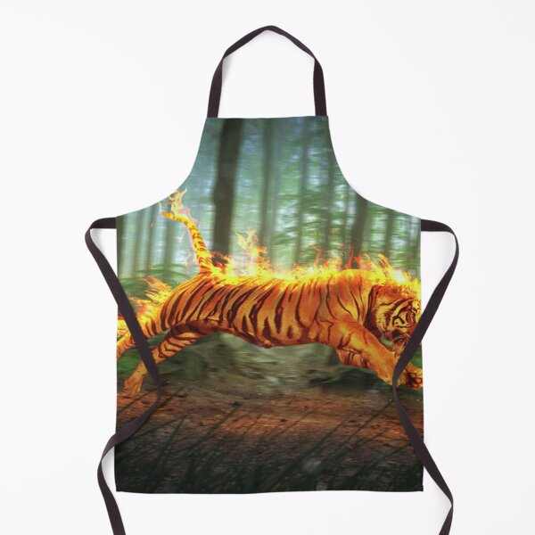 Item preview, Running Tiger On Fire Classical designed and sold by Sam-DesignMart.
