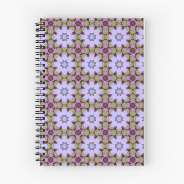 Aperçu de l'œuvre Motif de répétition de fleur octogone bleu clair, rouge et rose - Hesperantha 1.2 créée et vendue par FRLF.