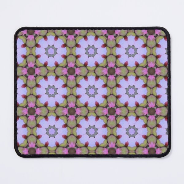Item preview, Light Blue, Red and Pink Octagon Flower Repeat Pattern - Hesperantha 1.2 designed and sold by FRLF.