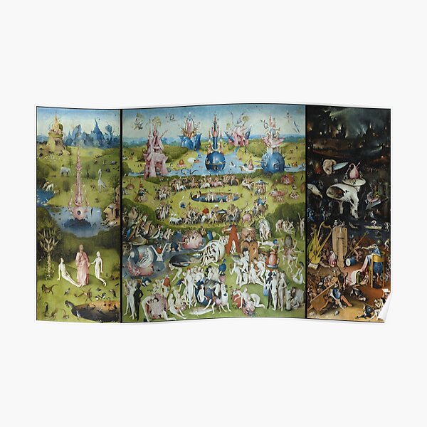 Hieronymus Bosch - The Garden of Earthly Delights Series Poster