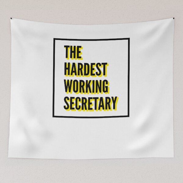 Item preview, The Hardest Working Secretary Quote For The Best Secretary At Work designed and sold by SVPOD.