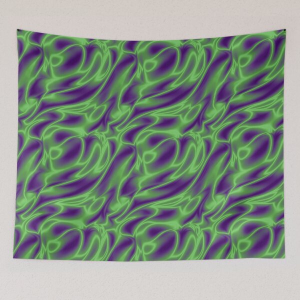 Item preview, Futuristic psychedelic liquid flowing enegetic seamless background designed and sold by kisikoida.