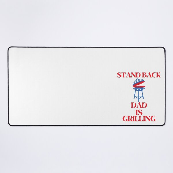 Item preview, Funny Father's Day Stand Back Dad Is Grilling Barbecue Grill designed and sold by MagicSD Designs.