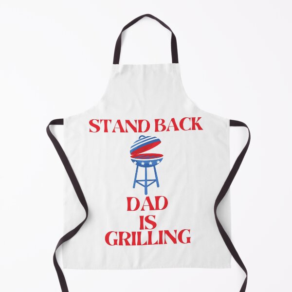 Item preview, Funny Father's Day Stand Back Dad Is Grilling Barbecue Grill designed and sold by MagicSD Designs.