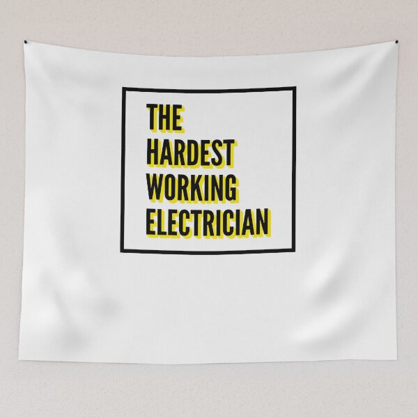 Item preview, The Hardest Working Electrician Quote For The Best Electrician At Work designed and sold by SVPOD.