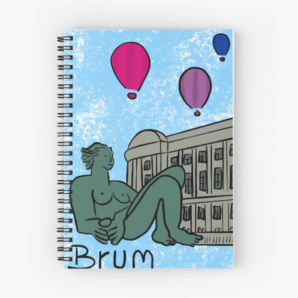 Artikelvorschau, Brum Bi Pride entworfen und verkauft von Jenny Wren Creates.