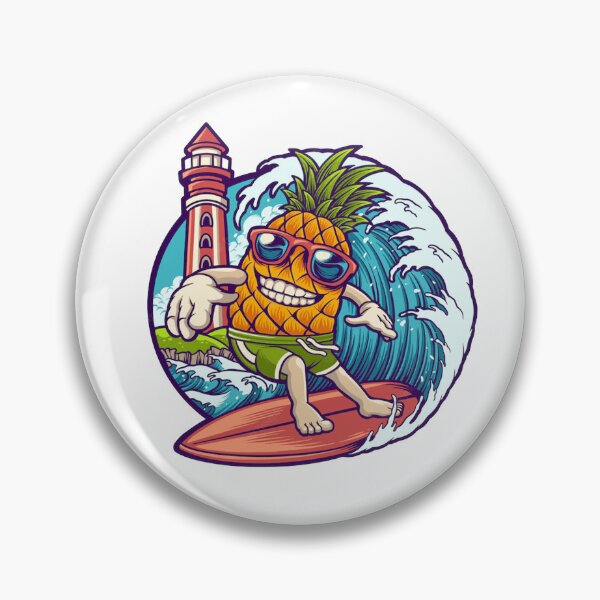Item preview, Pineapple And Sea T-Shirt designed and sold by iratsaimaseshop.