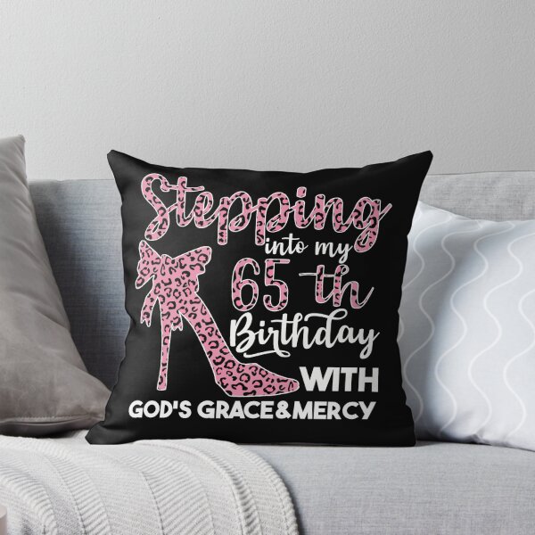 Item preview, Birthday Gifts For Women| Stepping Into My 65th Birthday With Gods Grace And Mercy | 65th Birthday designed and sold by AMINE  ★★★★★.