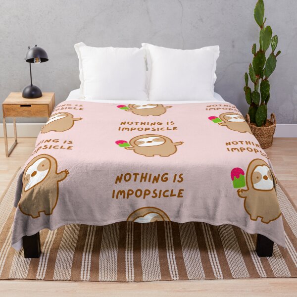 Item preview, Nothing is Impossible Popsicle Sloth designed and sold by theslothinme.