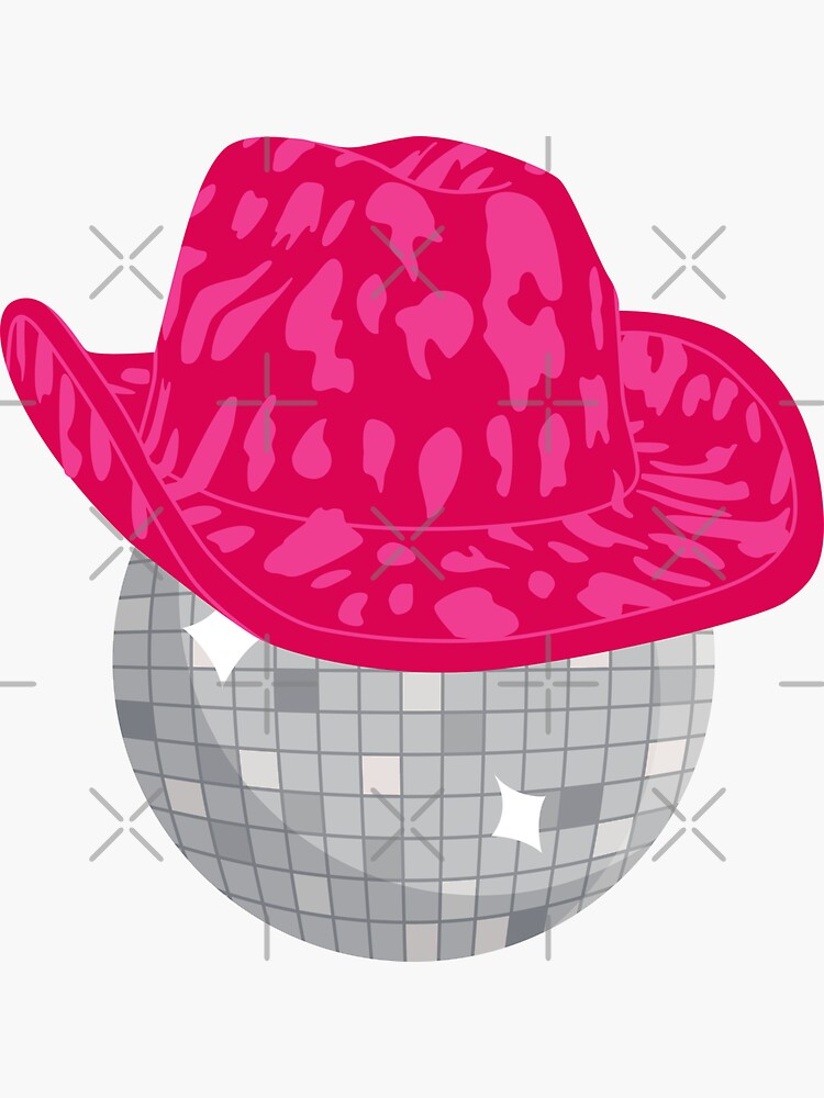 Chapeaux de cowboy Vintage Disco Mirror Ball Style Cowboy Hat avec