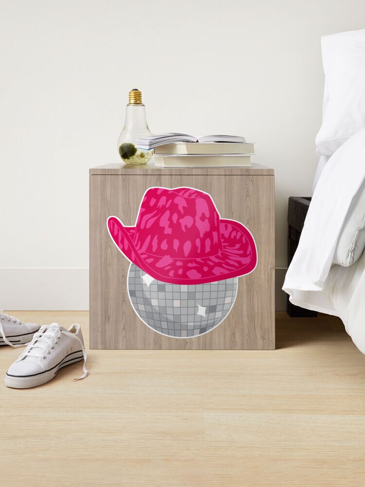 Mirror Disco Ball Straws Disco Cowboy Hat Decorative Straws Disco Party  Decorations Cocktail Straws Mini Disco Ball Pink Cowboy Hat Straw