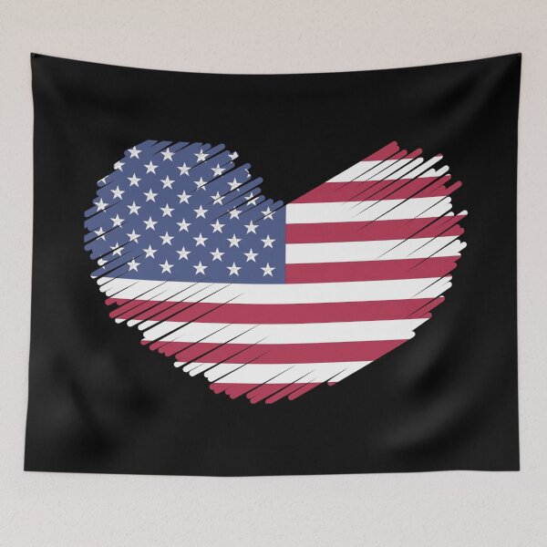 Item preview, American Flag Hearth designed and sold by Sunset Design.