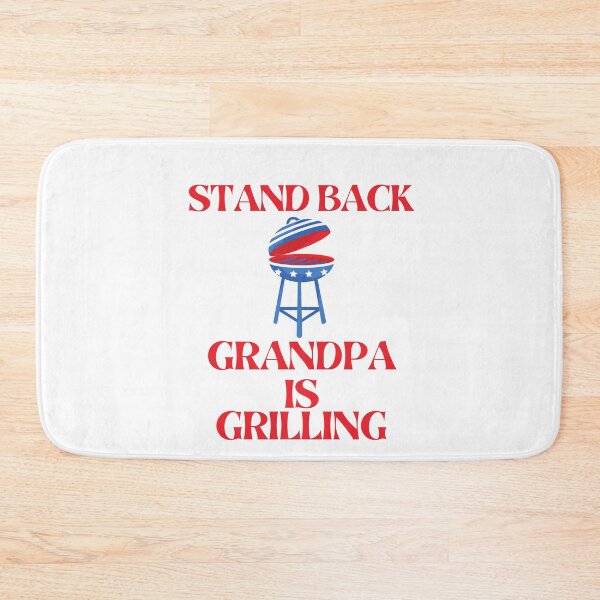 Item preview, Funny Father's Day Stand Back Grandpa Is Grilling Barbecue Grill designed and sold by MagicSD Designs.