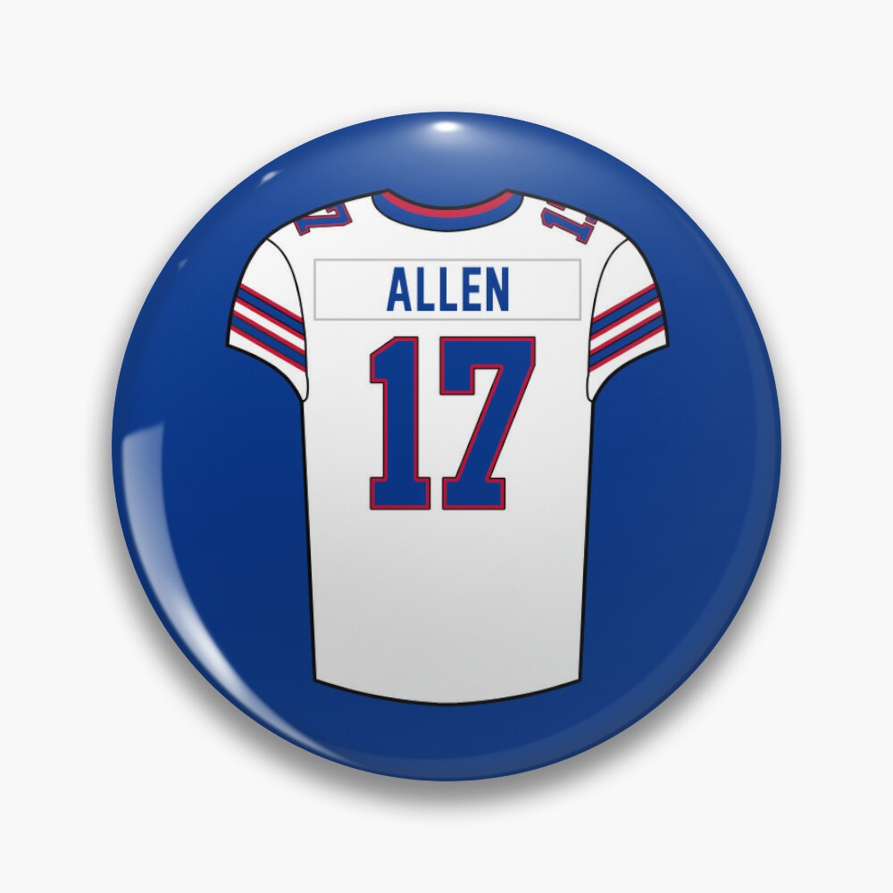 Josh Allen Away Jersey Pin for Sale by designsheaven