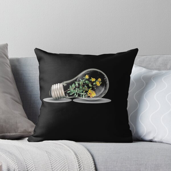 Item preview, Light bulb with yellow flowers designed and sold by simobinz1.