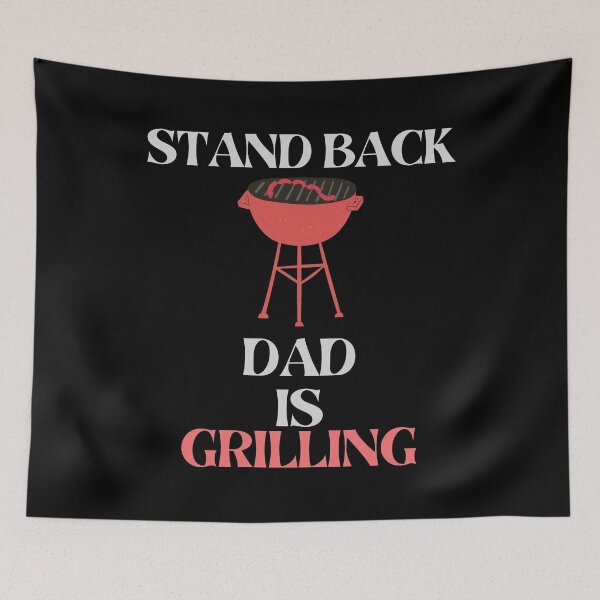 Item preview, Funny Father's Day Stand Back Dad Is Grilling Barbecue Grill designed and sold by MagicSD Designs.
