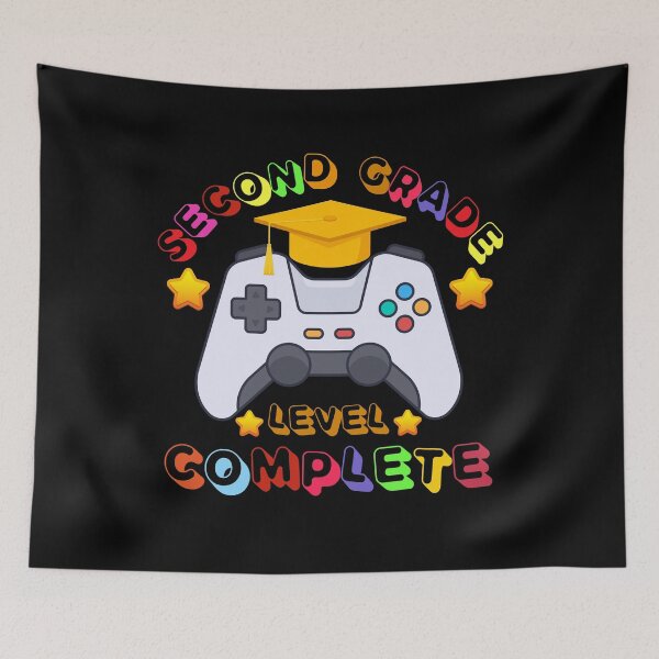 Item preview, Second Grade Level Complete Gaming Controller Graduation Hat designed and sold by Mariano Topno.