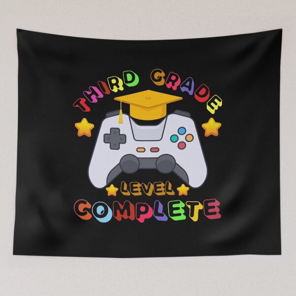 Item preview, Third Grade Level Complete Gaming Controller Graduation Hat designed and sold by Mariano Topno.