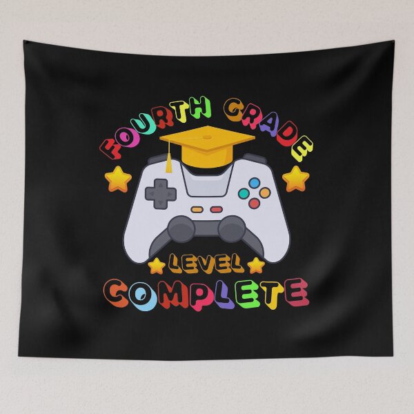 Item preview, Fourth Grade Level Complete Gaming Controller Graduation Hat designed and sold by Mariano Topno.