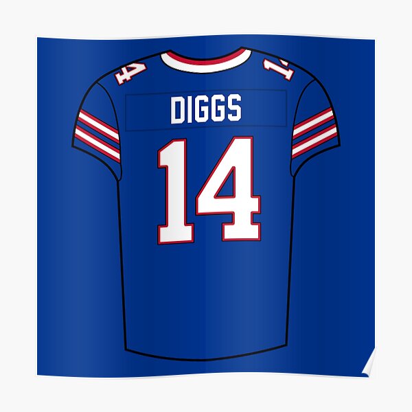 Stefon Diggs Alternate Jersey' Poster for Sale by designsheaven