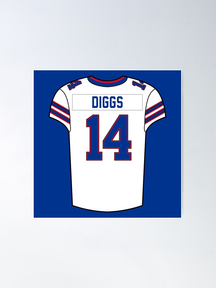 Stefon Diggs Jersey Sticker for Sale by cbaunoch