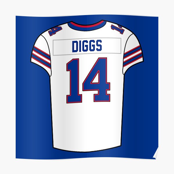 Stefon Diggs Alternate Jersey' Poster for Sale by designsheaven