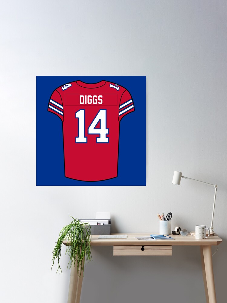 Stefon Diggs Alternate Jersey Poster for Sale by designsheaven