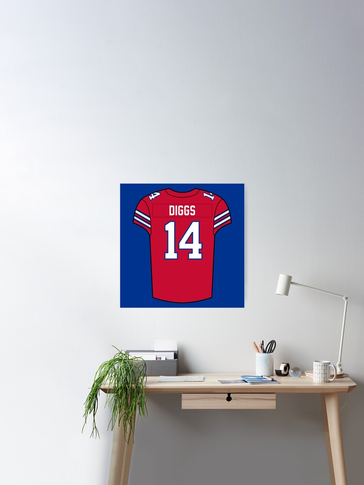 Stefon Diggs 14 Buffalo Bills Alternate Men Game Jersey - Red