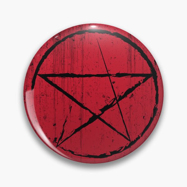 Item preview, Distressed Pentagram symbol designed and sold by MarbleFoxDesign.