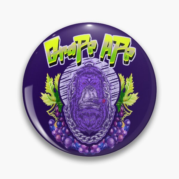 Artikelvorschau, Grape Ape - Smoking a blunt - Purple Accented -Weed Strains- entworfen und verkauft von YomeHayin.