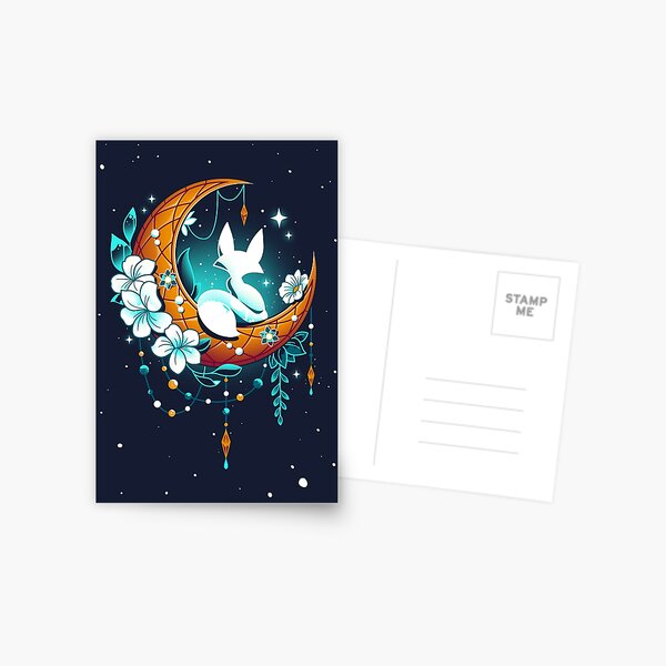 Item preview, Moonlight Fox - Lunar Polar Fox designed and sold by Snouleaf.