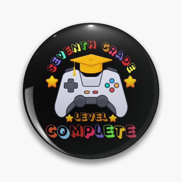 Item preview, Seventh Grade Level Complete Gaming Controller Graduation Hat designed and sold by Mariano Topno.