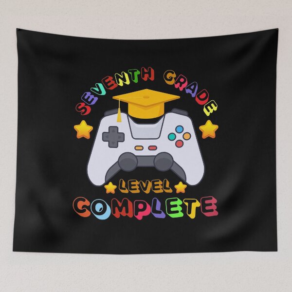 Item preview, Seventh Grade Level Complete Gaming Controller Graduation Hat designed and sold by Mariano Topno.
