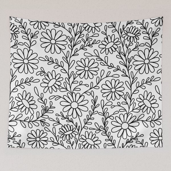 Item preview, Chamomile Flower Pattern designed and sold by EIMgraphic.
