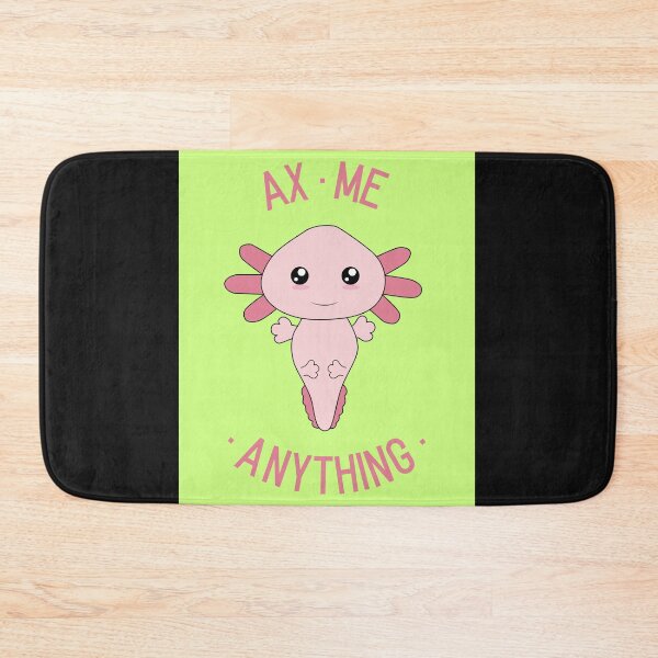 Item preview, Cute Axolotl Ax Me Anything designed and sold by ArtMeetsPizza.