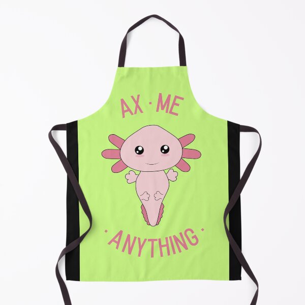 Item preview, Cute Axolotl Ax Me Anything designed and sold by ArtMeetsPizza.