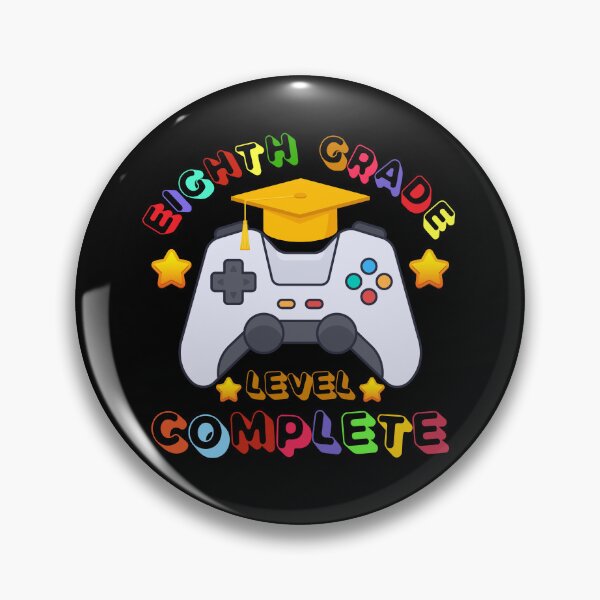 Item preview, Eighth Grade Level Complete Gaming Controller Graduation Hat designed and sold by Mariano Topno.