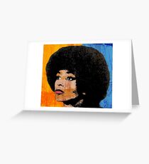 ANGELA DAVIS (COLOR) Greeting Card