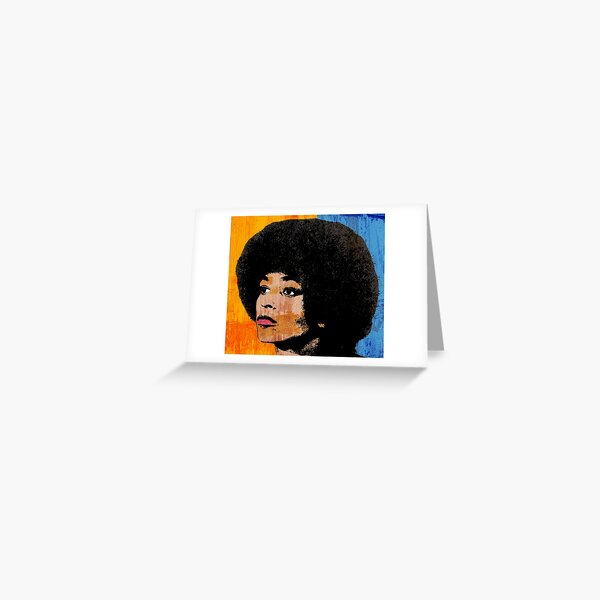 ANGELA DAVIS (COLOR) Greeting Card