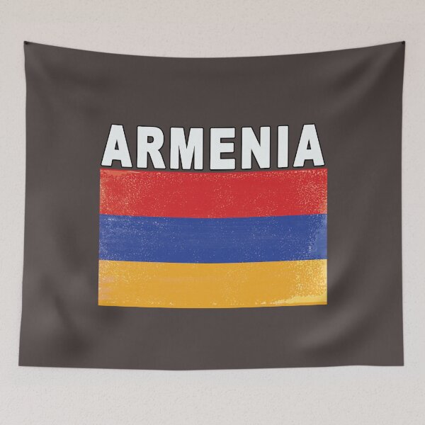 Item preview, Yerevan or Hayastan Armenia Distressed Flag Design designed and sold by merchhost.