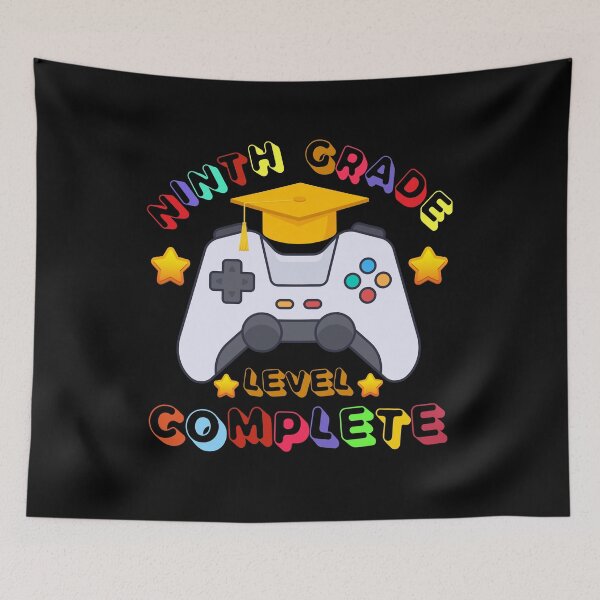 Item preview, Ninth Grade Level Complete Gaming Controller Graduation Hat designed and sold by Mariano Topno.
